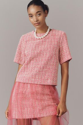 Maeve Tweed Short-Sleeve Top