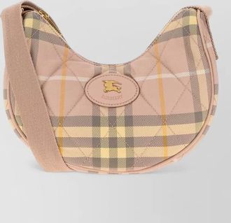 Burberry na embroidered fabric clutch bag