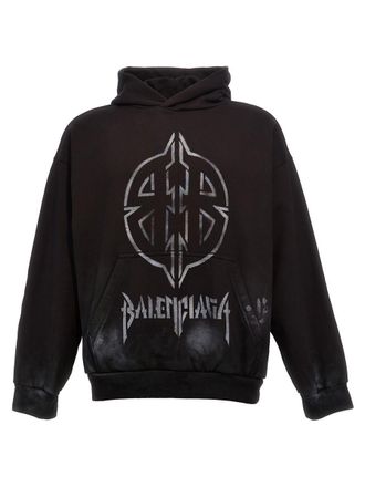 Balenciaga Metal Bb Stencil Hoodie
