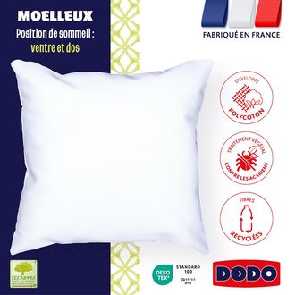 Dodo Zacht hoofdkussen anti-mijt Hollofil Proneem