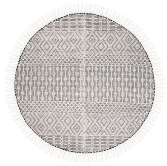 Safavieh Alfombra lana marfil/negro 183 x 183 cm