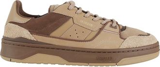 Axel Arigato Donkerbruine Leren Sneakers - Heren - Sneakers - Bruin - 40 EU - Katoen - Schoenen