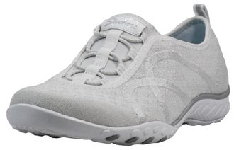 Skechers Breath Easy Womens Casual Athletic Running Shoes White UK 8