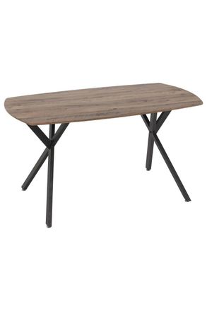 Seconique Athens Rectangular Dining Table in Dark Brown