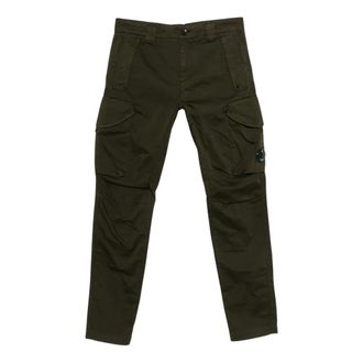 C.P. Company Straight Pantaloni - - Trousers - Uomo - Verde - S