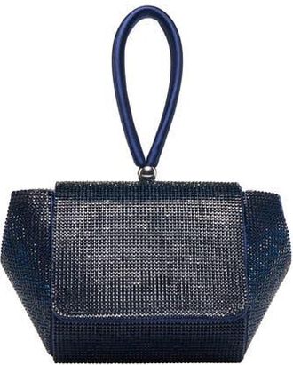 Lady Couture Architectural Rhinestone Evening Bag in Navy at Nordstrom Rack