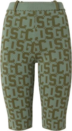 GCDS Gcds, Korte Broeken, Dames, Groen, S, Polyester, Fietslegging