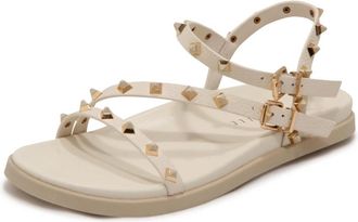 Emanuelle Vee Nina Sandal - Dames - Sandalen - Wit - 36 EU - Schoenen