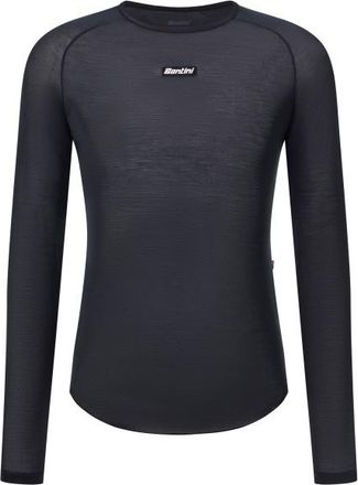 Santini Dry Long-Sleeve Baselayer Velounterhemd - Unisex | schwarz/grau