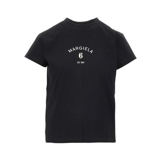 Maison Margiela Logo print jersey T-shirt Woman L