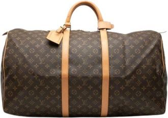 Louis Vuitton Pre-owned Weekend Bags, female, Brown, Size: ONE SIZE Pre-owned Keepall 60