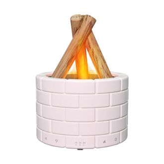 OEM Difusor, L&aacute;mpara Y Humidificador 3 En 1 Difusor De Aceites Esenciales Con Efecto De Llama Difusor Perfumado Con Apagado Autom&aacute;tico Por Falta De Agua I