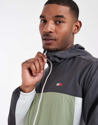 Tommy Jeans Chicago - Giacca ripiegabile kaki-Verde