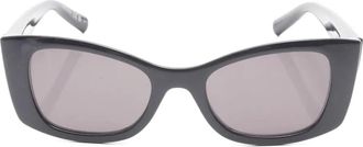 Saint Laurent Occhiali da sole squadrati anni 20 - Nero