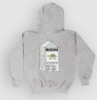 A.Lab Missing Milk Kids Hoodie grijs