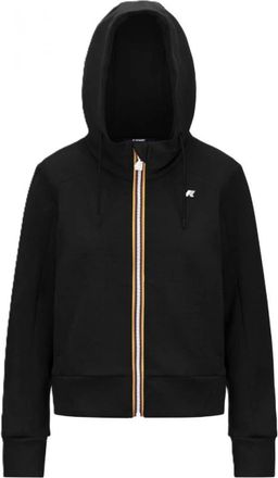 K-Way Hoodies & sweatvesten, Dames, Zwart, L, Polyester, Divine