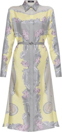 Versace Abito in seta - Giallo