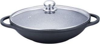 Maestro MR-4832 Padella/Wok con coperchio 32 cm