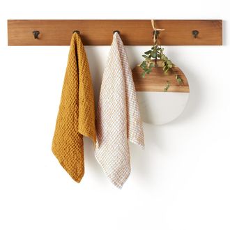 La Redoute Interieurs Set van 2 theedoeken in dik katoen met reli&euml;f, Albi