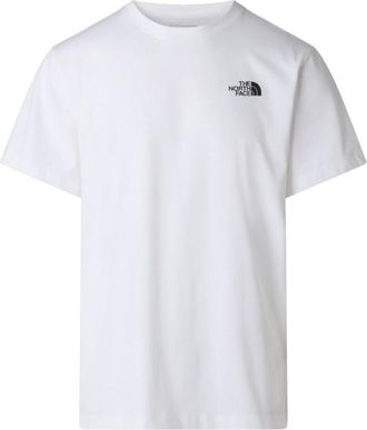 The North Face Half Dome Photo Regular S/S Tee T-Shirt f&uuml;r Herren | wei&szlig;