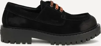 Prada Suede lace-up Loafers Male 8.5