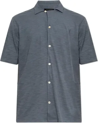 AllSaints Uomo, Magliette, Blu, M, new