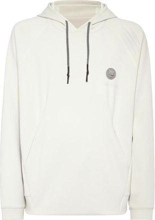 Plein Sport Technical Oversize Hoodie Sweatshirt LS - Heren - Sportshirts - Grijs - M - Polyester - Fitness