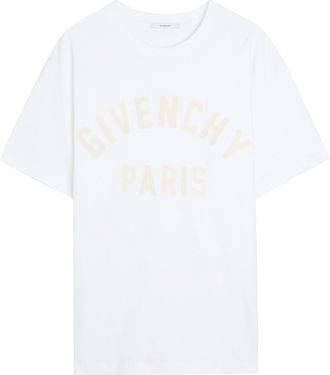 Givenchy Logo-appliqu&eacute;d Cotton T-shirt - White - XL