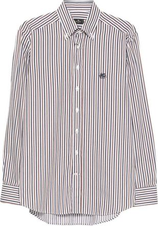 Etro Cotton Shirt - Heren - Casual Overhemden - Veelkleurig - XL - Katoen - Overhemden