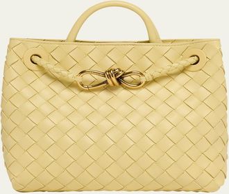 Bottega Veneta Andiamo Small Leather Top-Handle Bag
