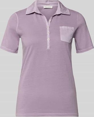 Marc O'Polo Regular Fit Poloshirt aus reiner Baumwolle in Flieder, Gr&ouml;&szlig;e XXL