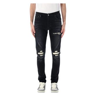 Amiri Slim Fit Jeans, male, Black, W33, MX1 Ultrasuede Jeans