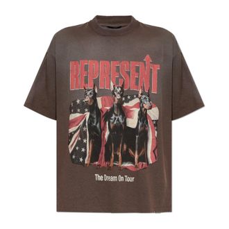 Represent T-Shirts, male, Gray, Size: XL T-shirt Dream On Tour
