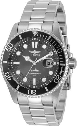 Invicta Pro Diver Quartz Charcoal Dial Mens Watch 30806