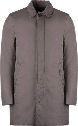 Moorer Jassen, Heren, Beige, M, Polyester, Ganzendons jack met zakken