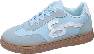 Generic Womens Fashion Cusual Sneakers Lace-Up Casual Shoes Platform Classic Zero Drop Sole Chunky Colorful Lifestyle Summer Sport Outdoor Jogging Teens Light