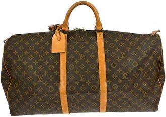 Louis Vuitton Vintage, unisex, Bruin, ONE Size, Pre-owned Weekendtas
