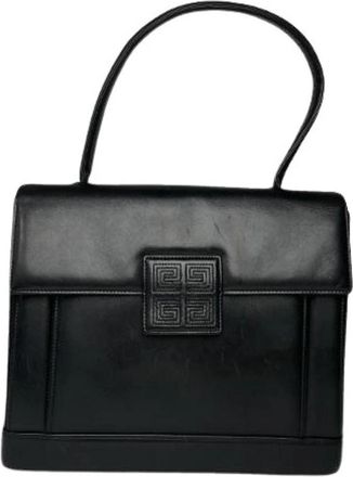 Givenchy Pre-owned Handbag - Dames - Vintage Handtas - Zwart - ONE Size - Leer - Vintage
