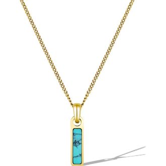 Vincero Mens Birthstone Pendant Necklace in Gold - December at Nordstrom