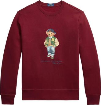 Polo Ralph Lauren Felpa Polo Bear girocollo - Rosso