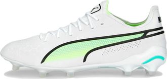 Puma King Ultimate FG AG White Electric Peppermint 107097-03