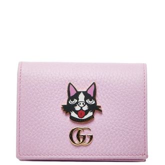 Gucci Pink Leather Wallet (Bi-Fold) (Pre-Owned)