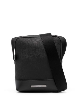 Calvin Klein Borsa a spalla con applicazione - Nero
