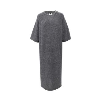 Emporio Armani Cashmere-blend knitted midi dress Woman