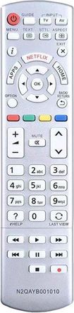 No Brand Mando A Distancia De Repuesto Compatible Con El Televisor Panasonic N2qayb001010