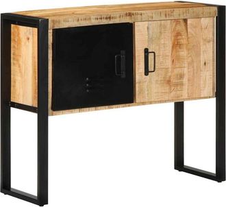 vidaXL Mueble Consola Madera Maciza De Mango 90x35x75 Cm Vidaxl