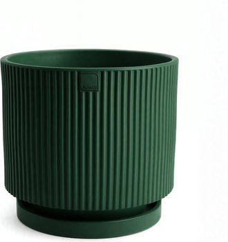 Decorspace Vaso Decorativo vertigo Monocolore Per Arredo Esterno E Interno -blu Petrolio / &Oslash; 60 X H 54 Cm / Vaso E Sottovaso