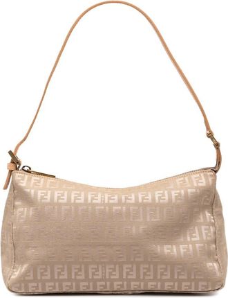 Fendi Pre-owned Fendi Zucchino Canvas Pochette Ladies TX7FV2SSOZYN66FA