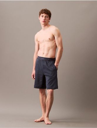 Calvin Klein Mens Terry Lounge Sleep Shorts - Navy - XL