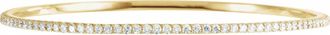 Diamond2Deal 14k Gold 3 CTW Lab-Grown Diamond Stackable Bangle Bracelet 8